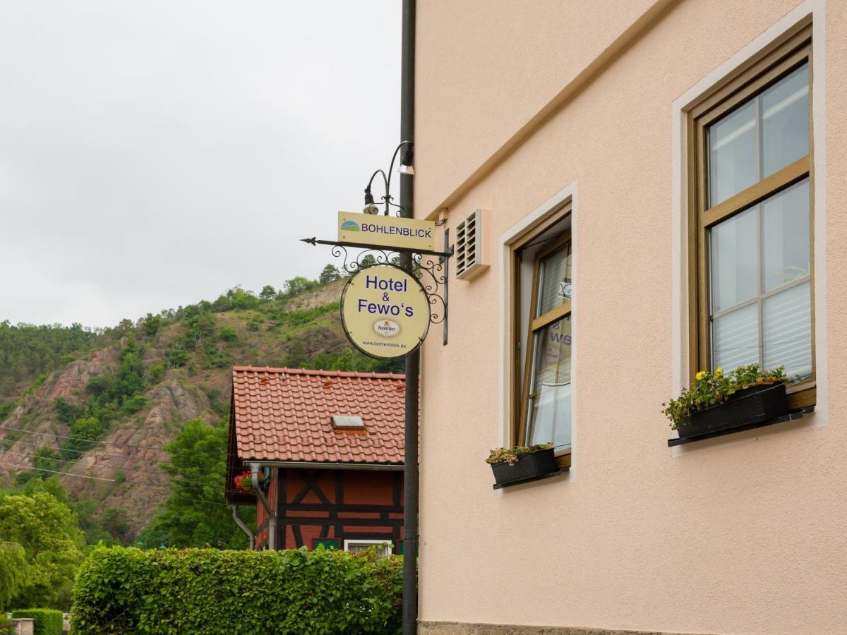 Hotel & Ferienwohnungen Bohlenblick Saalfeld Saale Eksteriør bilde
