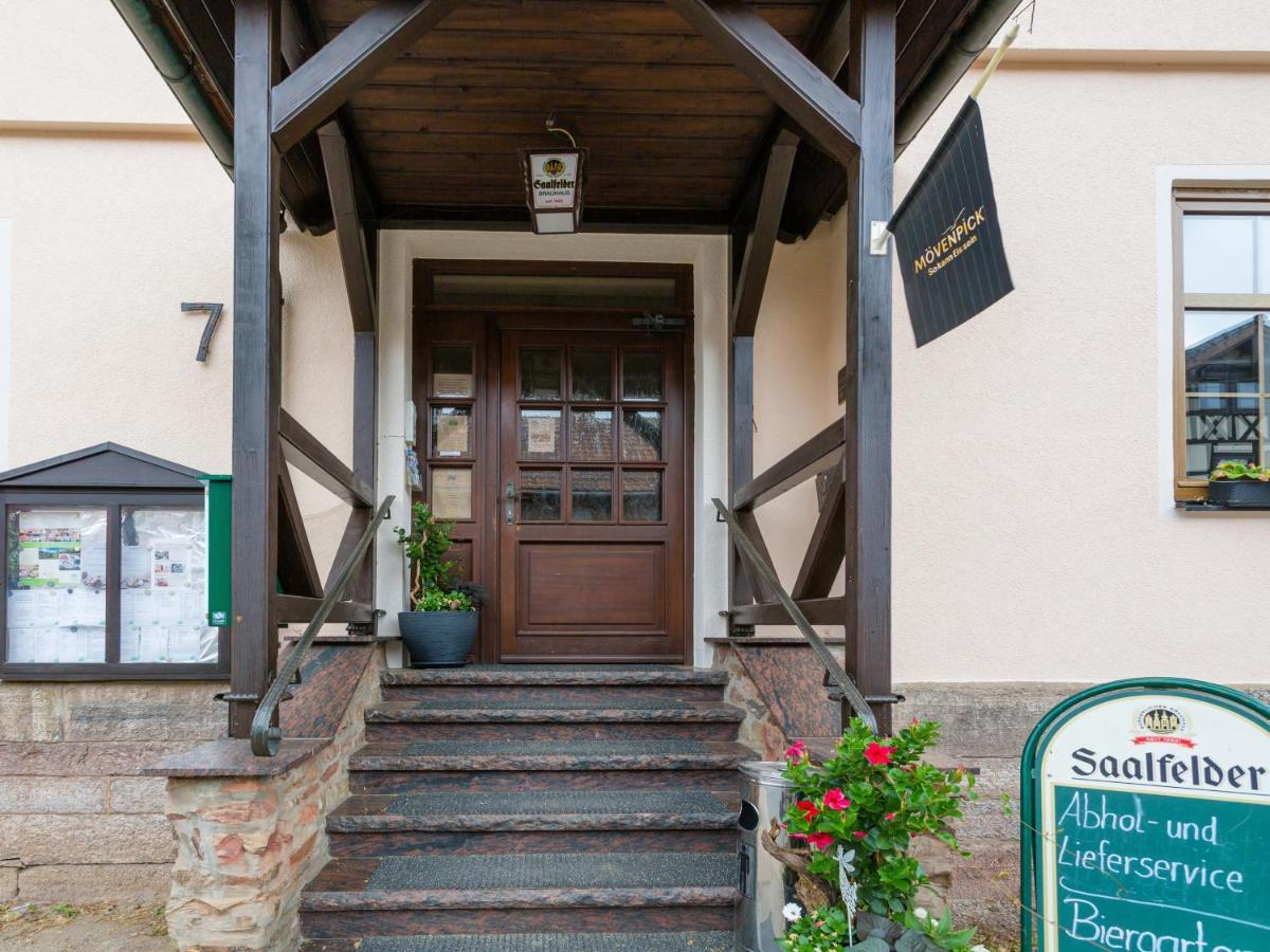 Hotel & Ferienwohnungen Bohlenblick Saalfeld Saale Eksteriør bilde